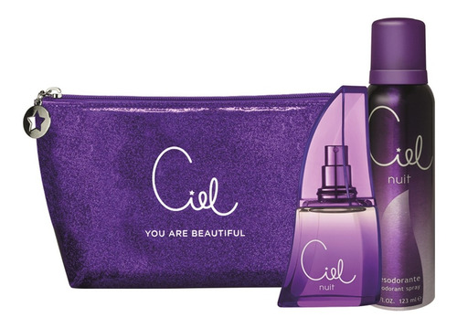 Perfume Mujer Ciel Nuit Edp 50ml + Desodorante + Bolso