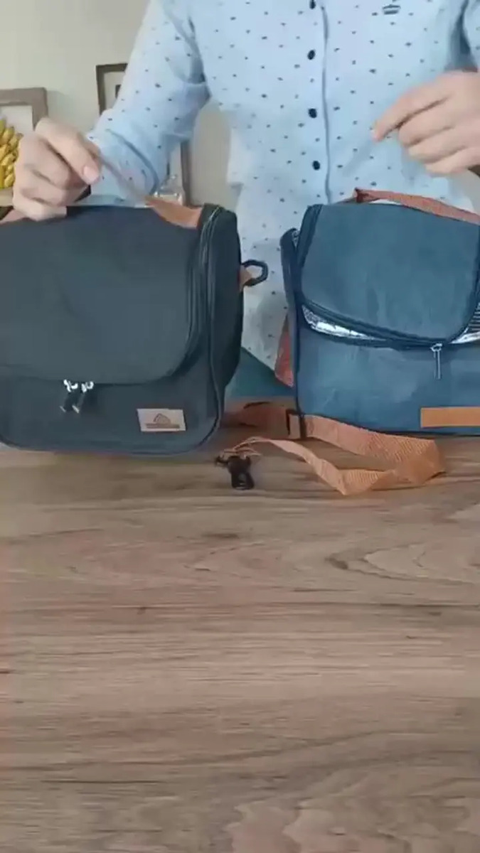 Bolsa Isotérmica Térmica Lancheira Marmita Sacola Para Academia Trabalho Escola E Passeios Alça Removivel Tche Amo Preto miniatura 2