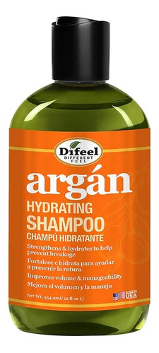 Difeel Argán Hydrating Shampoo 354,9 Ml 