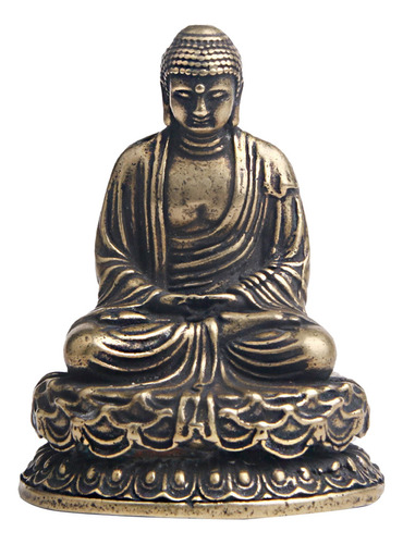 Miniestatua De Buda Zen, Adorno Decorativo Para El Templo, M