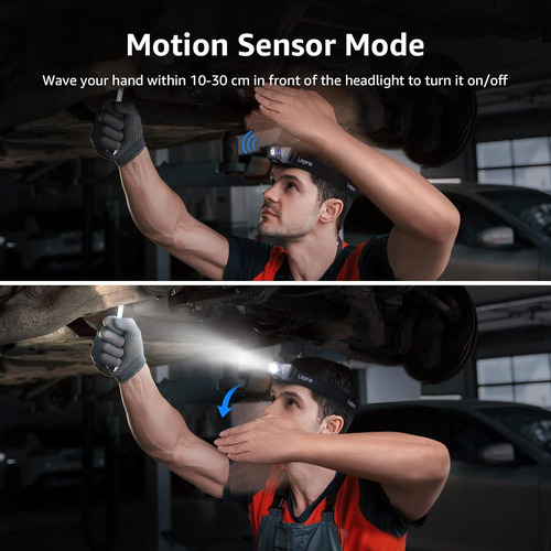 Lepro Pr320017-a-2 Cosco Recargable Con Sensor De Movimiento