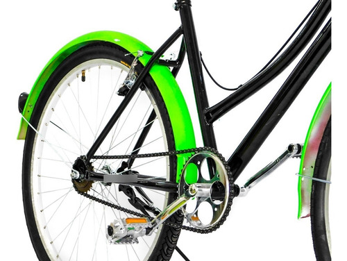 Bicicleta Vintage Urban Tu Nombre Luz Y Accesorios Verdelima