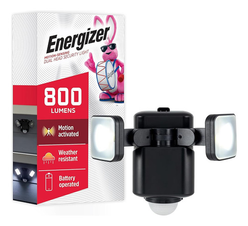 Luz De Seguridad Energizer Motion Sensing, Doble Cabezal, 80