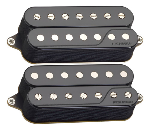 Set Pastillas Guitarra 7 Cuerdas Fishman Prfco7sb2 Humbucker Color Negro