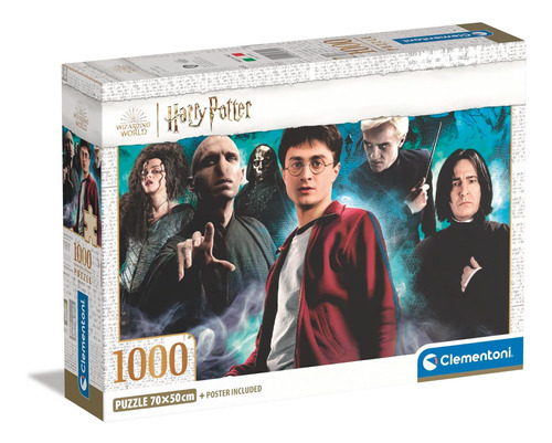 Rompecabezas Harry Potter Vs Voldemort 1000 Pz Clementoni