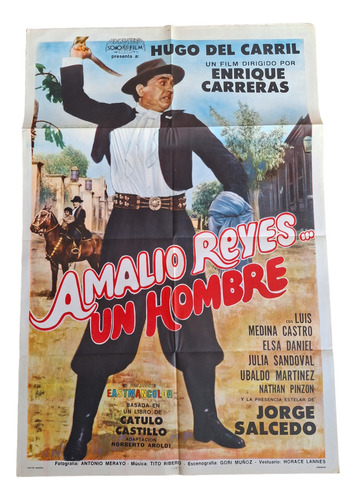 Poster Afiche Cine Argentino Amalio Reyes Un Hombre *