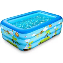 Comprar Piscinas Para Niños Piscina Pequeña Bebe Piscina Rectangular Arcashopping 180cmx140cmx50cm Piscina Rectangular Inflable Piscinas Para Niños Inflables
