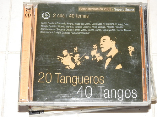 Cd1127 - 20 Tangueros 40 Tangos - 2 Cd.