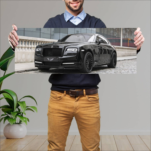 Cuadro 30x80cm Auto 2019 Rolls Royce Wraith By O 77