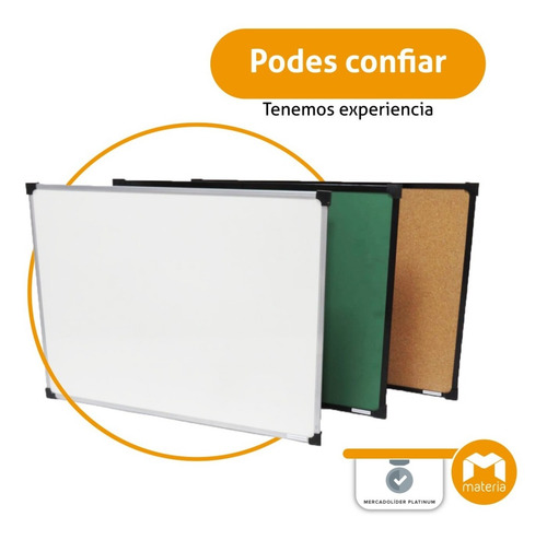 Imagen 9 de 10 de Pizarra Blanca 80x120cm+2 Marcadores Y Accesorios Gratis