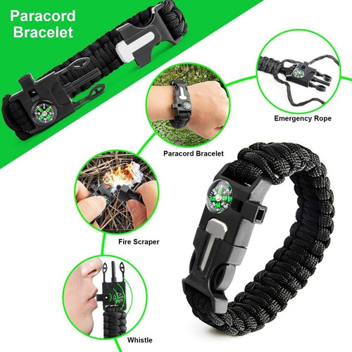 Kit De Supervivencia Militar Al Aire Libre Herramientas De