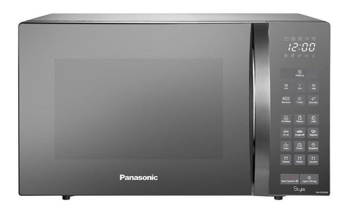 Micro-ondas Panasonic Style NN-ST67HSRU   aço inoxidável 32L 127V