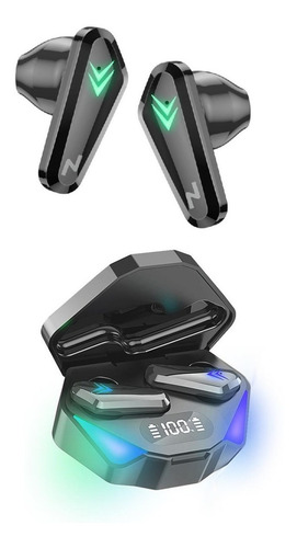 Imagen 3 de 5 de Auriculares Inalambricos Gamer In Ear Pc Rgb True Noga Ngx-1