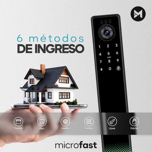 Cerradura Inteligente Wifi Reconocimiento Palma Smart A02p