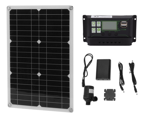 Kit De Bomba De Agua Con Panel Solar Monocristal