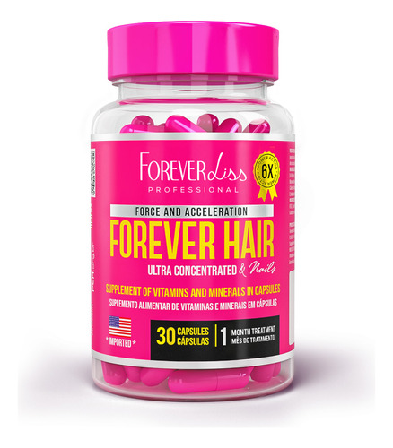 Forever Liss Forever Hair Crescimento Capilar Tratamento 30 Dias