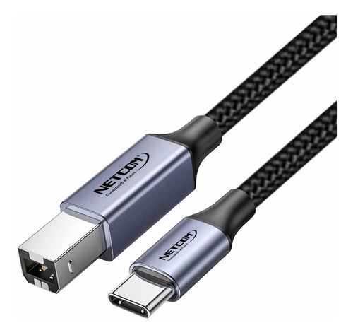 Cable Impresora Tipo C Usb 2.0 Tipo B A Usb C 1.8 Metros 