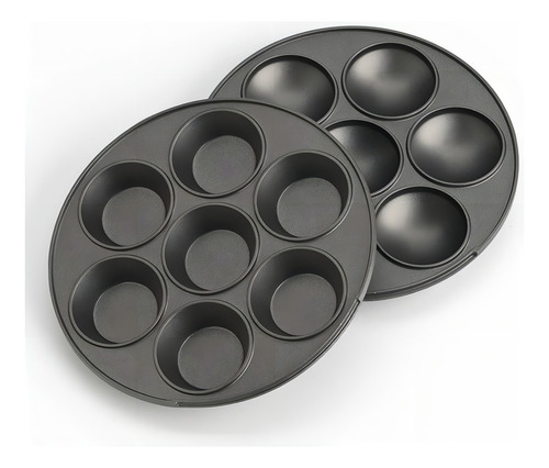 Máquina Para Hacer Mini Donas Cupcakes Muffins 3 En 1 Color Rojo