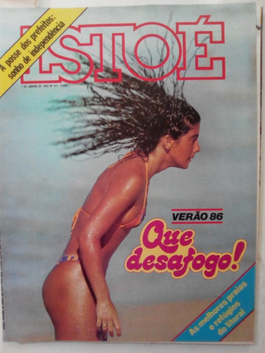 Revista Istoé 471 Santa Rita Do Sapucai Mg Claudia Raia 1986