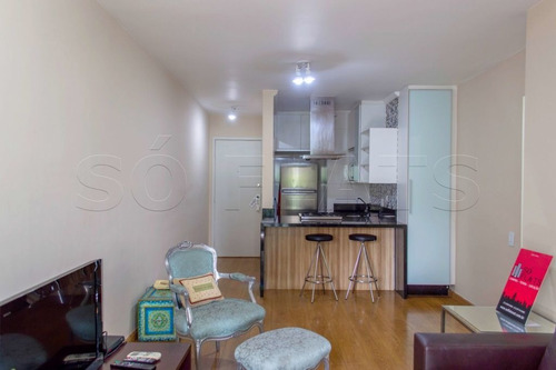 Imagem 2 de 15 de Flat Estilo Residencie Nos Jardins, Prox A Av 9 De Julho, Shopping Pamplona, Fácil Acesso A Paulista - Sf29479