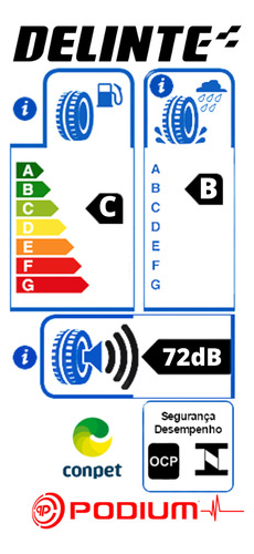 Kit 4 Pneus Aro 20 Delinte 245/35 Zr20 95w Ds8