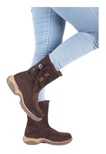 Bota Corta Invierno / Moda Femenina