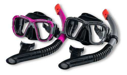 Set De Natación Mascara + Snorkel, Gimnasio Piscina         