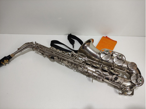 Saxofone Mib Alto Weril Spectra A931 Mib Níquel Completo 