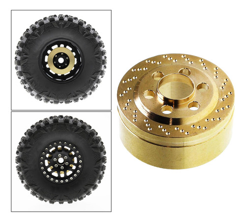 1 Pieza Rc Car Trunk Rim Contrapeso Interno Para 1/10 Rc 88g