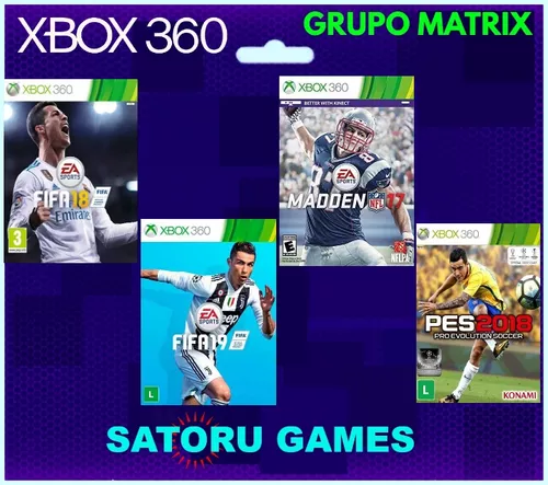 Combo De Jogos De Futebol Fifa/pes Xbox 360