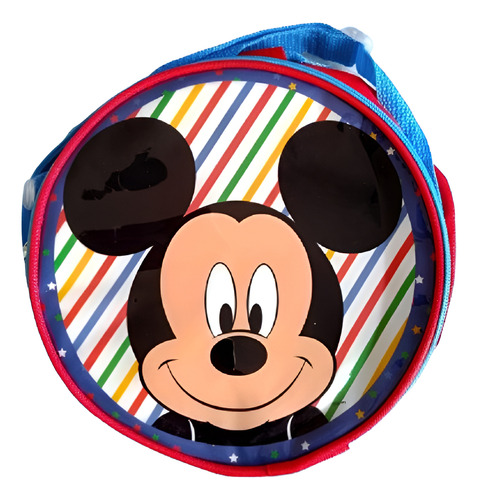Lonchera Térmica Redonda Con Tirante Mickey Mouse - Disney