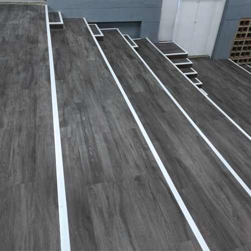 Lámina Individual Piso Vinil Pvc, Caoba Roma 2mm