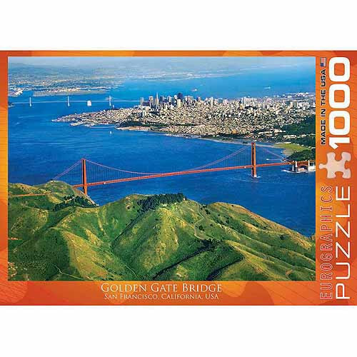 Rompecabezas Puente Golden Gate En California 1.000 Piezas