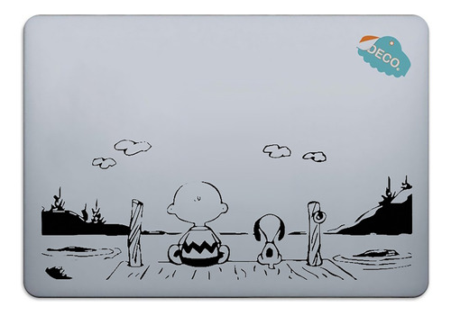 Stickers Para Laptop O Portatil  Charlie Brown Y Snoopy 