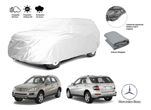 Funda Cubreauto Afelpada Mercedes Benz Clase Ml 3.2l 2010