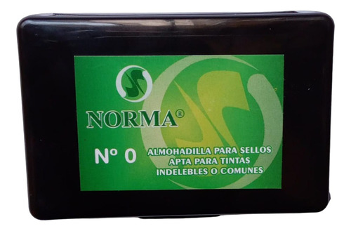 Almohadilla Para Sello 9x5cm Plastica Con Visagra