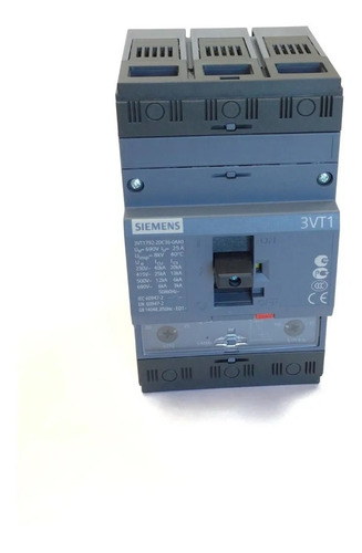 Breaker 3x25 Amp Siemens 3vt1792 Regulable De 20 A 25 Amp