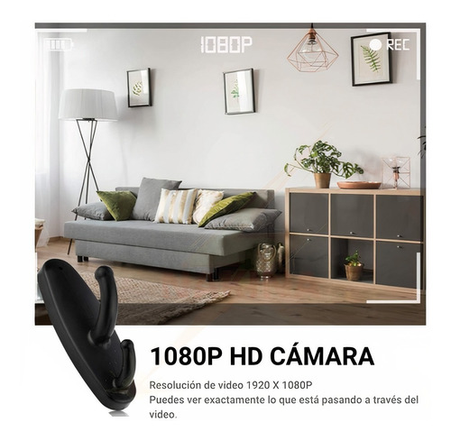 Gancho De Ropa Perchero Cámara Espía Cámara Oculta Hd 1080p | Cuotas sin  interés