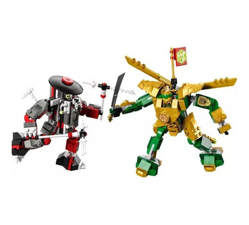 Lego Ninjago 71781 Lloyd's Mech Battle Evo 223 Pcs Original 