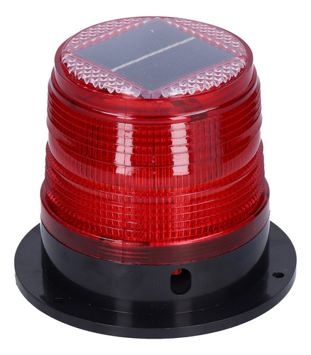 Luz De Advertencia Solar Led, Flash De Señal Roja Magnética