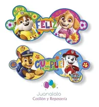 Comprar Banderin Feliz Cumple! Paw Patrol X 1 U Cotillon Cumpleaños