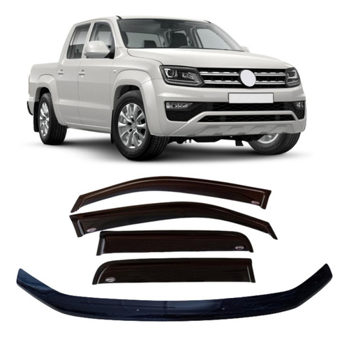 Combo Capot + Ventanillas Adhesivos X4 Amarok 2011-2016-2020