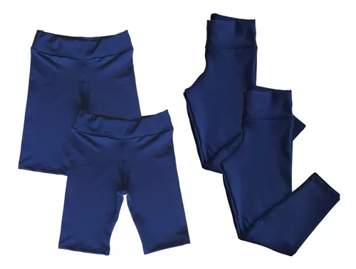 Calça legging azul shark box - Lett Sports