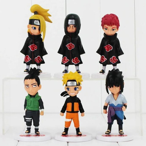 Pack Of 12 Anime Action Figures Naruto Pvc