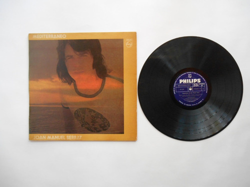 Joan Manuel Serrat Mediterráneo Lp Vinilo Edic Colombia 1971