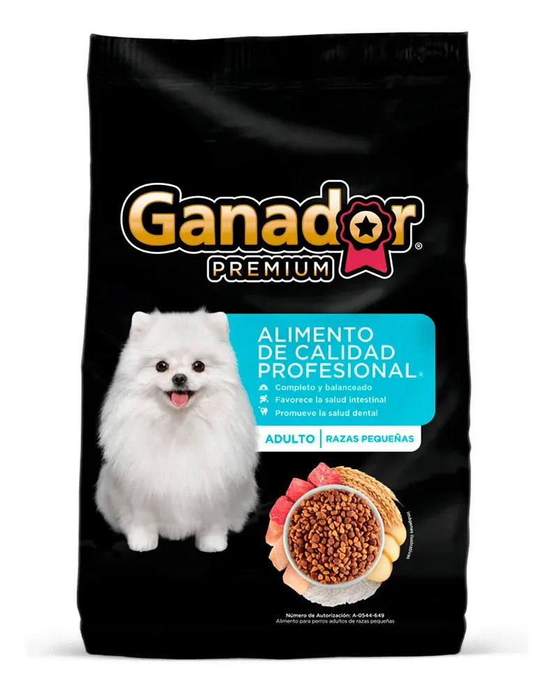 Alimento para perro Ganador Premium Adulto Razas Pequeñas 4kg