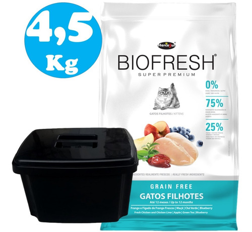 Biofresh Gato Cachorro Filhotes 4.5kg + Obsequio