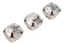 Comprar Gema Engarzada Acrilica 6 Mm X50 Un. Ideal Bijouterie