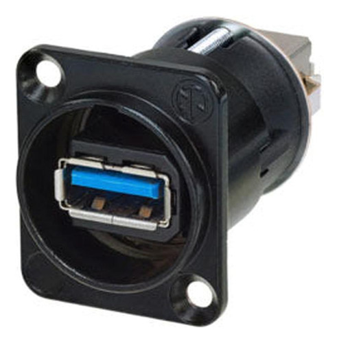 Conector De Chasis Pasa Muros Usb-3 Neutrik Nausb3-b