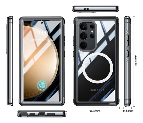 Cnn Capa Anti-queda Com Tudo Incluído Para Samsung S24